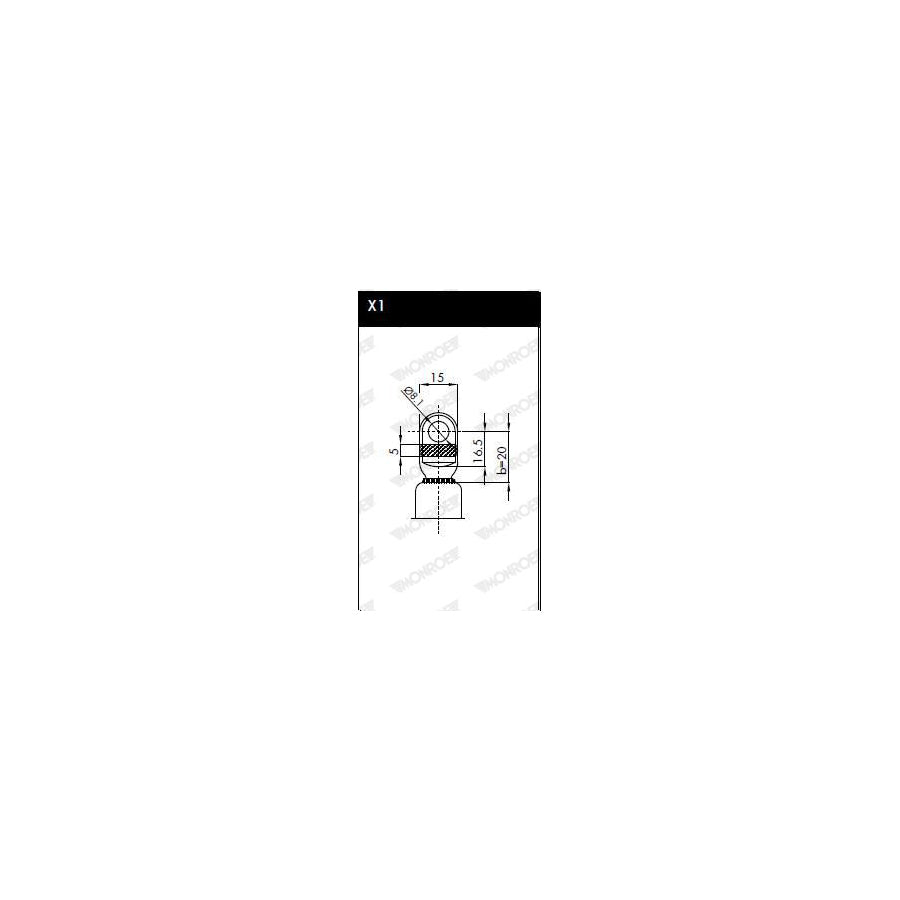 Monroe ML5597 Tailgate Strut For Alfa Romeo 33 Sportwagon (907B)