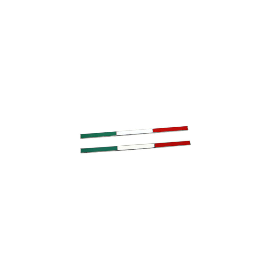 Carbon Fiber Small Ferrari Replica Italian Flag Emblems - Ferrari 488 Pista  | ML Performance UK