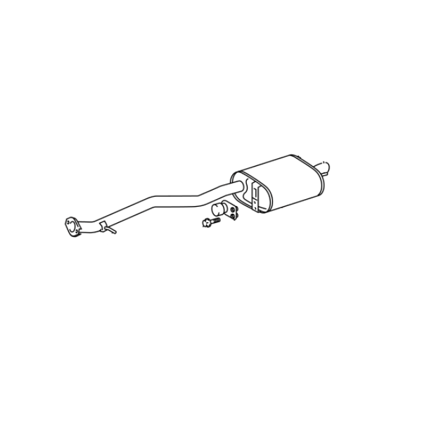 Genuine Lexus 17440-36040 GS Phase 4 N/S Exhaust Back Box