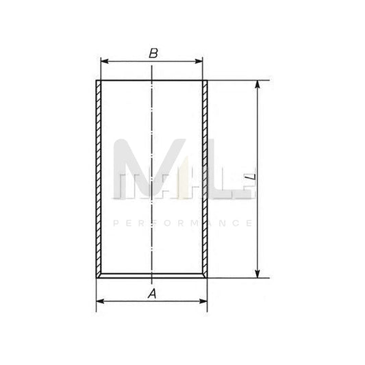 MAHLE ORIGINAL 007 WV 44 Cylinder Sleeve 82,6mm | ML Performance Car Parts