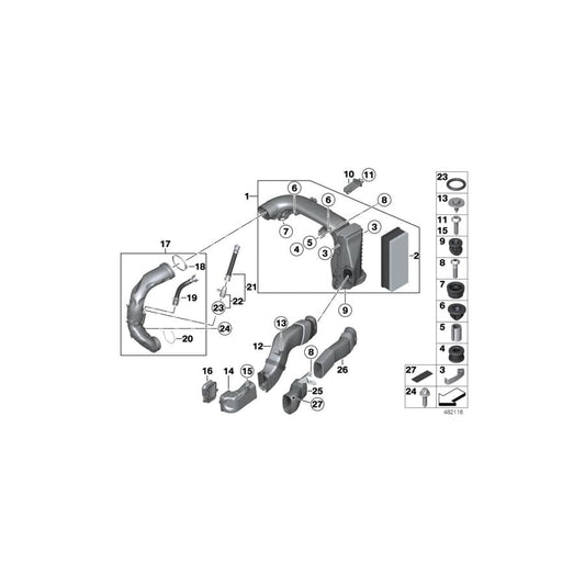 Genuine BMW 13718514992 F02 F11 F10 Grommet (Inc. 435dX, 730Ld & M550dX) | ML Performance UK Car Parts