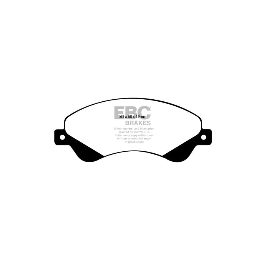 EBC PDKF798 Ford Ultimax Front Brake Pad & Plain Disc Kit - Bosch Caliper (Inc. Tourneo & Transit) 2 | ML Performance UK Car Parts