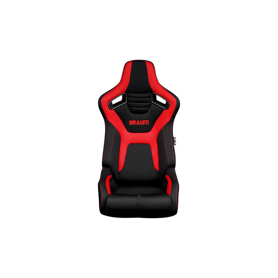 BRAUM Elite-R Series Racing Seats ( Black & Red Cloth ) – Pair