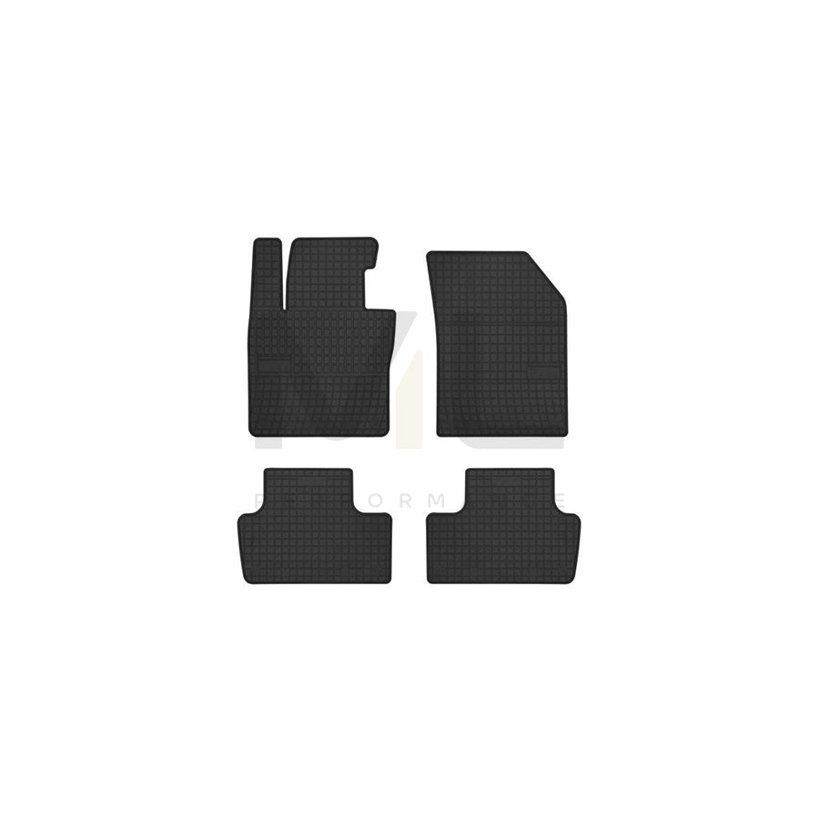 FROGUM 401907 Floor mat set for VOLVO XC60 II (246) Elastomer, Front and Rear, Quantity: 4, Black | ML Performance Car Parts