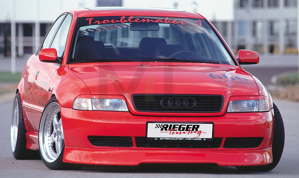Rieger 00055010 Audi B5 A4 Front Splitter 3 | ML Performance UK Car Parts