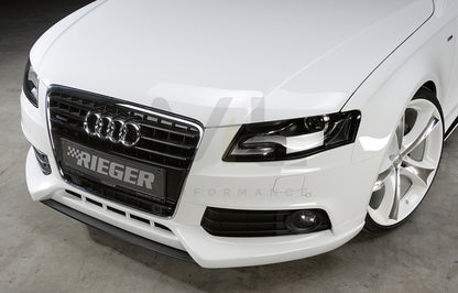Rieger 00055501 Audi B8 B81 A4 Front Splitter 3 | ML Performance UK Car Parts