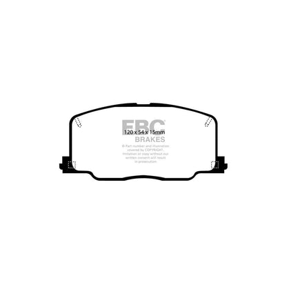 EBC PDKF1942 Toyota Celica Ultimax Front Brake Pad & Plain Disc Kit - Akebono Caliper 2 | ML Performance UK Car Parts