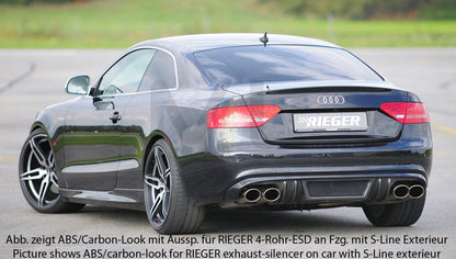 Rieger 00055445 Audi B8 B81 A5 Rear Diffuser 2 | ML Performance UK Car Parts