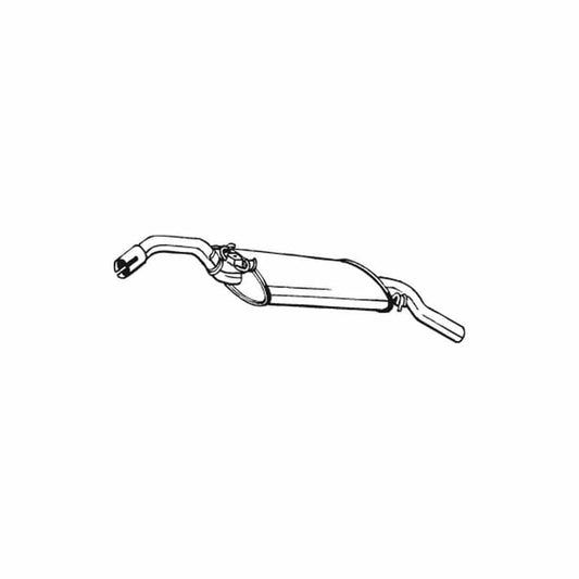 Bosal 233-563 Rear Silencer For Vw Golf Ii Hatchback (19E, 1G1)