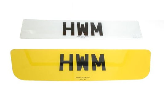 Aston Martin SFR-FRONT+DBS-REAR Set of Number Plates | ML Performance UK Car Parts
