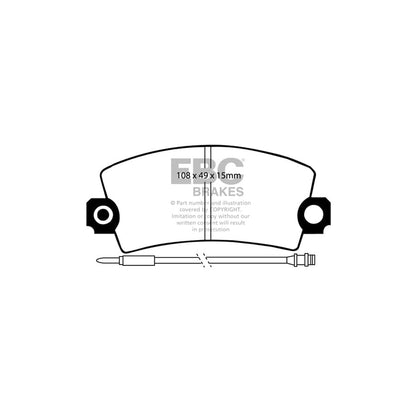 EBC PDKF438 Citroen Peugeot Ultimax Front Brake Pad & Plain Disc Kit (Inc. Visa & 104) 2 | ML Performance UK Car Parts