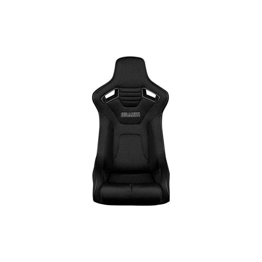 BRAUM Elite-R Fixed Back Bucket Seat ( Black Cloth - Black Piping )