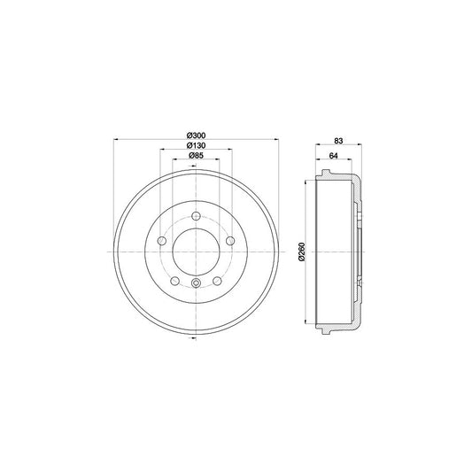 Hella 8FH 351 333-011 Heater Matrix