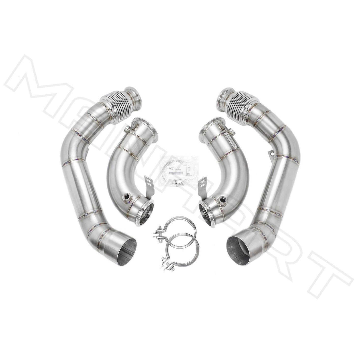 MANHART MH5F9011101_M5 DOWNPIPES RACE FOR BMW F90 M5 (COMPETITION / CS) CAT-REPLACEMENT (PART 2 OF 2)