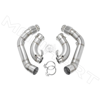MANHART MH5F9011101_M5 DOWNPIPES RACE FOR BMW F90 M5 (COMPETITION / CS) CAT-REPLACEMENT (PART 2 OF 2)