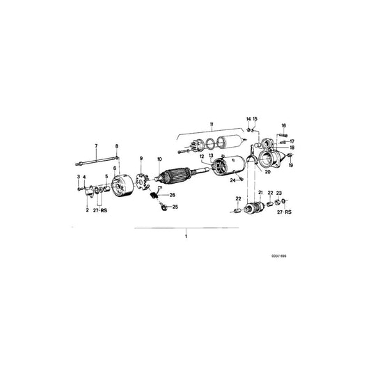 Genuine BMW 12411352538 100 60 Fillister-Head Screw (Inc. R 100 GS, R 65 RT & R65LS) | ML Performance UK Car Parts
