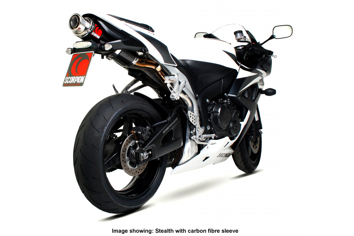 Scorpion HA102SEO Honda CBR600 RR Stealth Slip-On - Polished Stainless Steel Sleeve | ML Performance UK UK