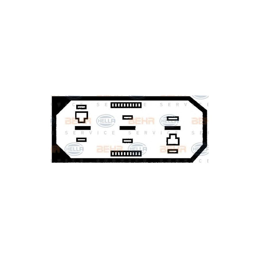 Hella 8EW 009 144-581 Fan, Radiator