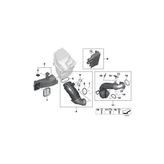 Genuine BMW 13718635111 G01 G02 Resonator (Inc. X3 M40iX & X4 M40iX) | ML Performance UK Car Parts