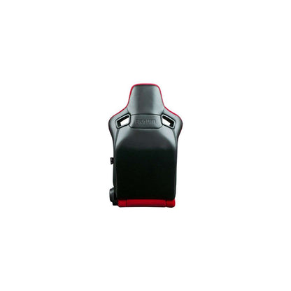 BRAUM Elite-R Series Sport Reclinable Seats (Red Cloth Black Trim) – Priced Per Pair