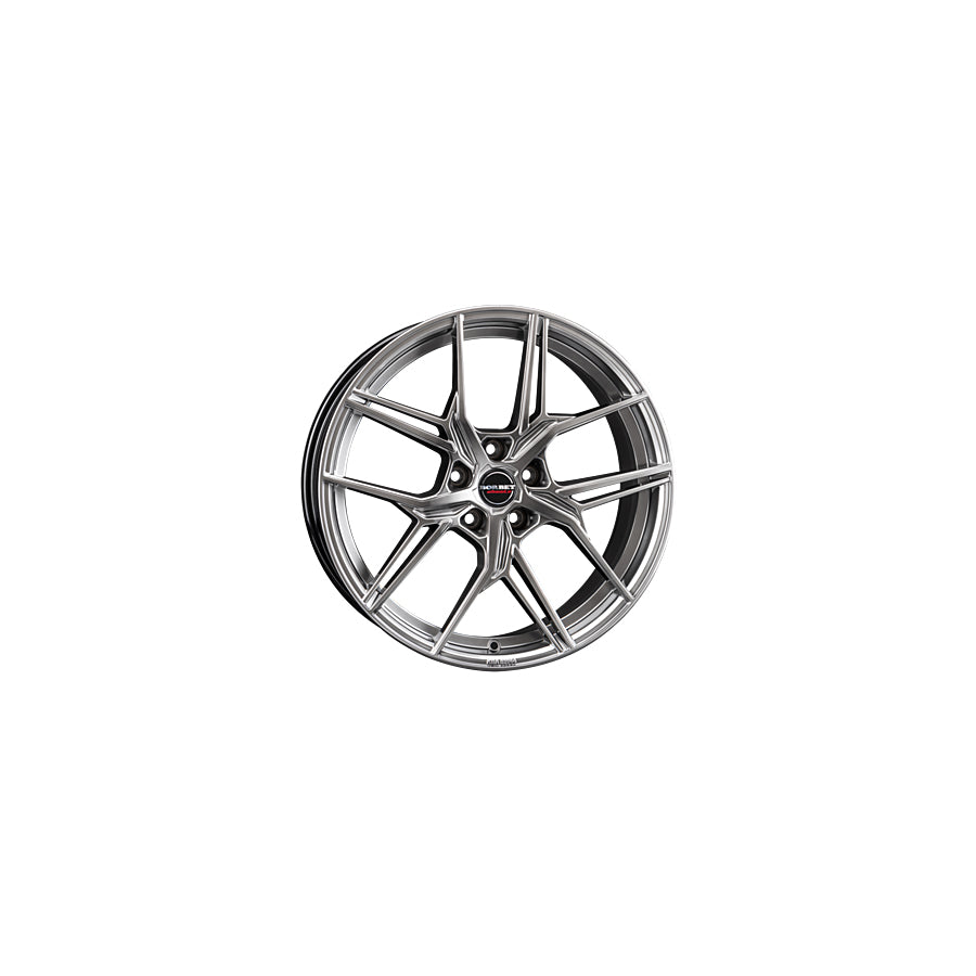Borbet QX 8x19 ET44 QX 80944112557,1HBS Hyper Black Silver Wheel | ML Performance UK Car Parts