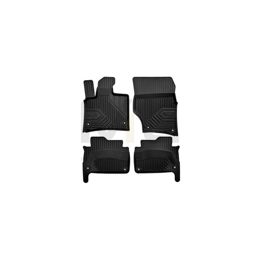 FROGUM Tailored 77407442 Floor mat set for AUDI Q7 (4LB) Elastomer, Front and Rear, Quantity: 4, Black | ML Performance Car Parts