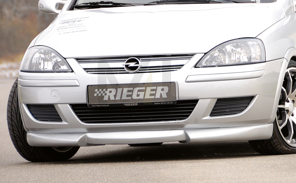 Rieger 00058921 Opel Corsa C Front Splitter 1 | ML Performance UK Car Parts