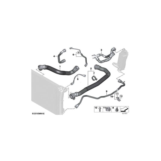 Genuine BMW 07119908535 G15 G07 Torx Bolt M8X25 8.8 ZNS3 (Inc. 750iX, X3 20i & M550dX) | ML Performance UK Car Parts