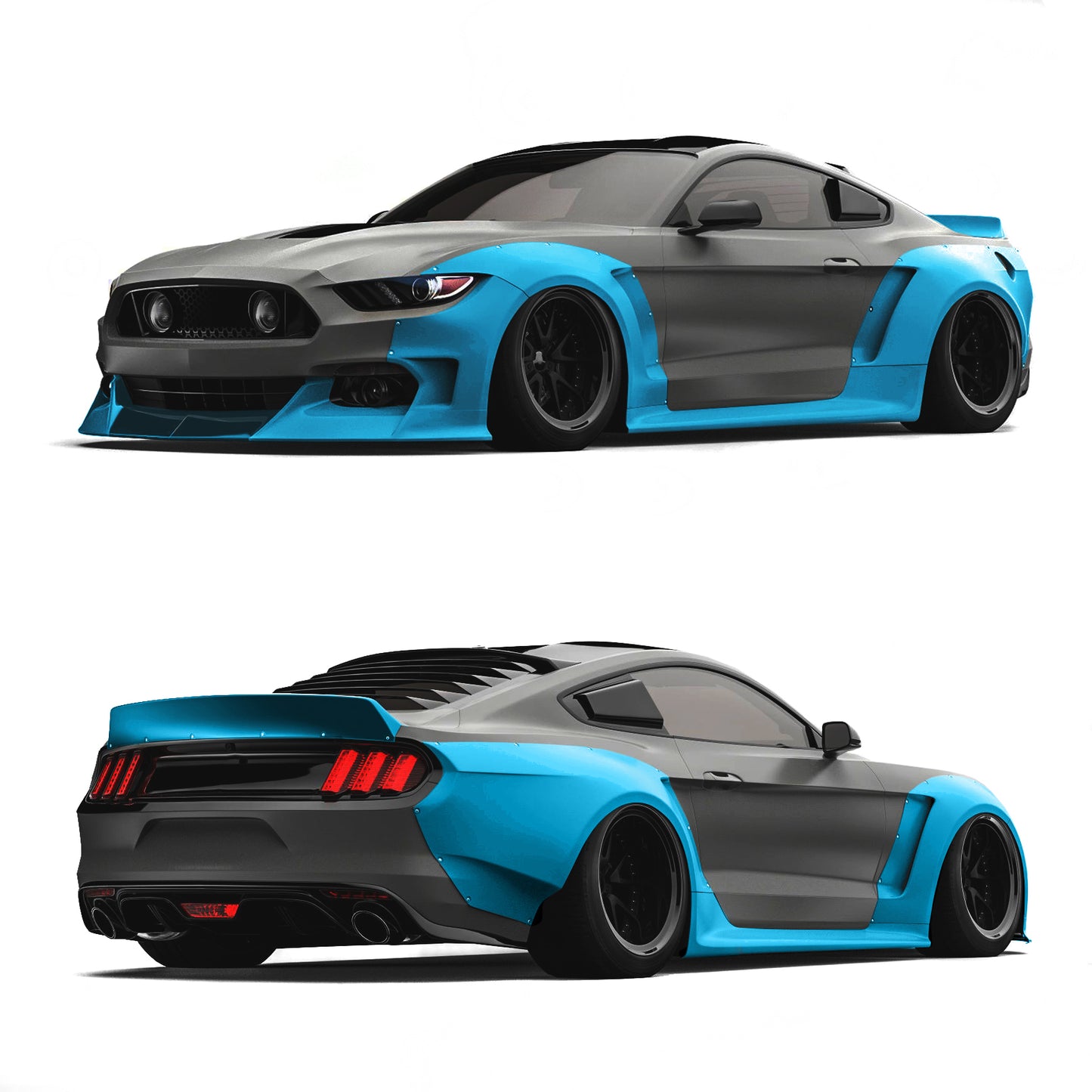 Clinched 2015-2017 Ford Mustang Widebody Kit | ML Performance UK Car Parts