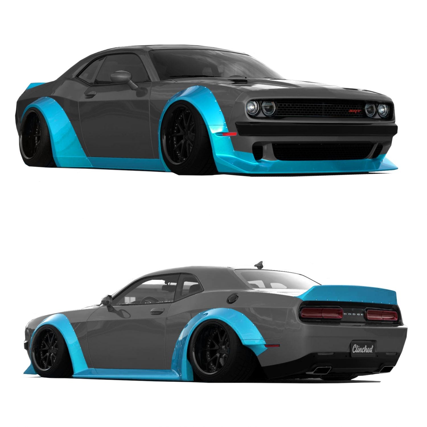 Clinched Dodge Challenger Widebody Kit | ML Performance UK Car Parts