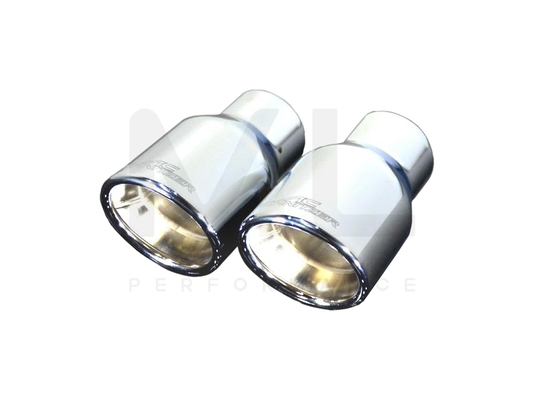 AC Schnitzer BMW F40 90mm Sport Chrome Tailpipes (116d, 118i, 118d & 120dx) - ML Performance UK