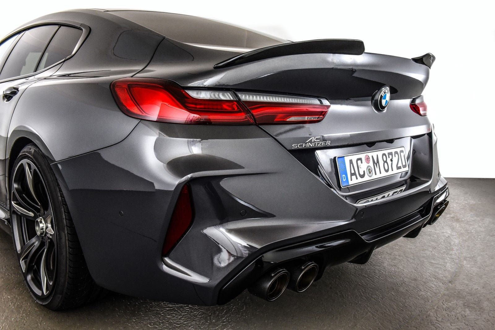AC Schnitzer BMW G16 F93 Gran Coupe Rear Spoiler Elements (840dx, 840i, & M8) - ML Performance UK