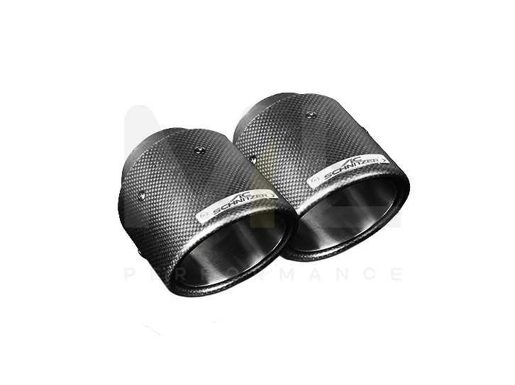 AC Schnitzer BMW G01 G02 102mm Sport Carbon Tailpipe Set (Inc. X3 30i, X3 M40ix, X4 30i & X4 M40ix) - ML Performance UK