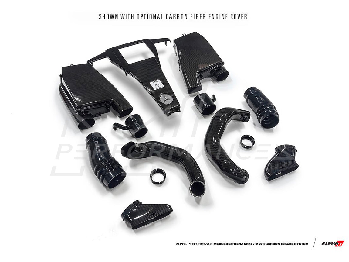AMS Performance Mercedes-Benz AMG M157 M278 Carbon Fibre Engine Cover (CLS550, CLS63 & E63) - ML Performance UK
