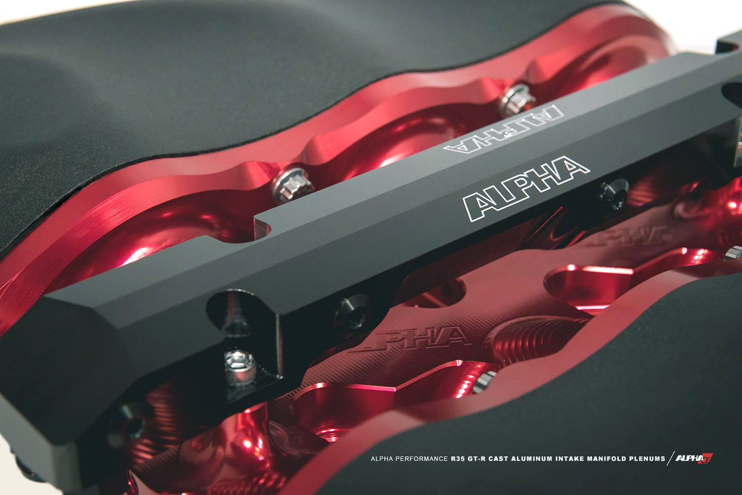 AMS Performance Nissan R35 GT-R ALPHA Performance Intake Manifold With Cast Aluminium Plenums - ML Performance UK