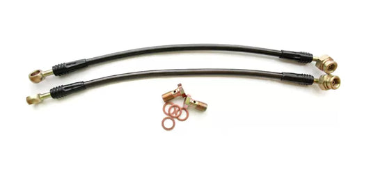 Agency Power AP-CT9A-410 Rear Steel Braided Brake Lines Mitsubishi EVO VIII 03-05 | ML Performance UK Car Parts