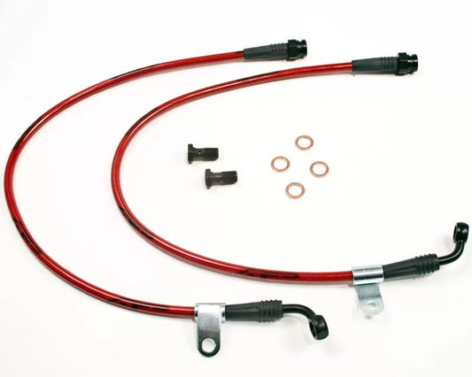 Agency Power AP-RX8-405 Front Steel Braided Brake Lines Mazda RX-8 04-11 | ML Performance UK Car Parts