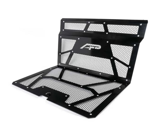 Agency Power AP-RZR-111-FGB-MMBLK Vented Engine Cover Gloss Black | Matte Black Polaris RZR XP 1000 | XP Turbo | ML Performance UK Car Parts