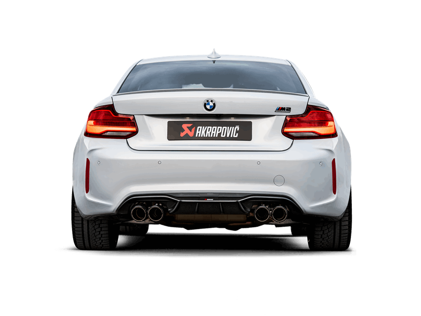 Akrapovic BMW F87 M2 Competition OPF/GPF Titanium Slip-On Line Exhaust - ML Performance UK