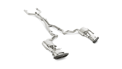 Akrapovic Mercedes-Benz C205 S205 W205 Titanium Evolution Link Pipe Set (C63 AMG & C63 S AMG) - ML Performance UK