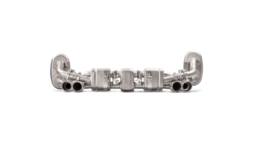 Akrapovič Porsche 991 911 Carrera Slip-On Line Titanium Exhaust System (Inc. Carrera, Carrera S, Carrera GTS & Carrera Cabriolet 4S) - ML Performance UK