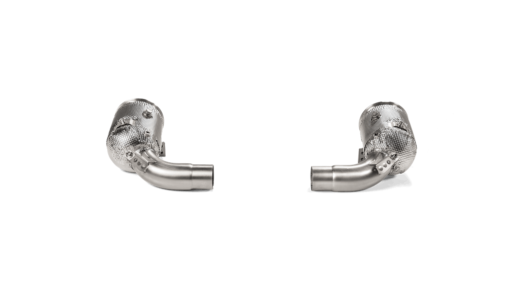 Akrapovič Porsche 992 911 Stainless Steel Catalytic Link Pipe Set (Inc. Carrera, Carrera S, Carrera Cabriolet S & Carrera Cabriolet 4S) - ML Performance UK