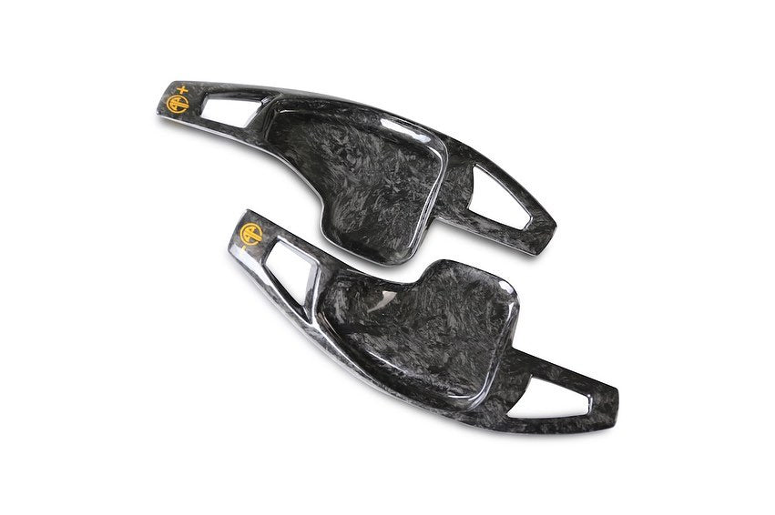Armaspeed BMW F30 F31 F32 F36 Gloss Black Forged Carbon Fibre Paddle Shifter (Inc. 330i, 340i, 435dx, 440i) - ML Performance UK 