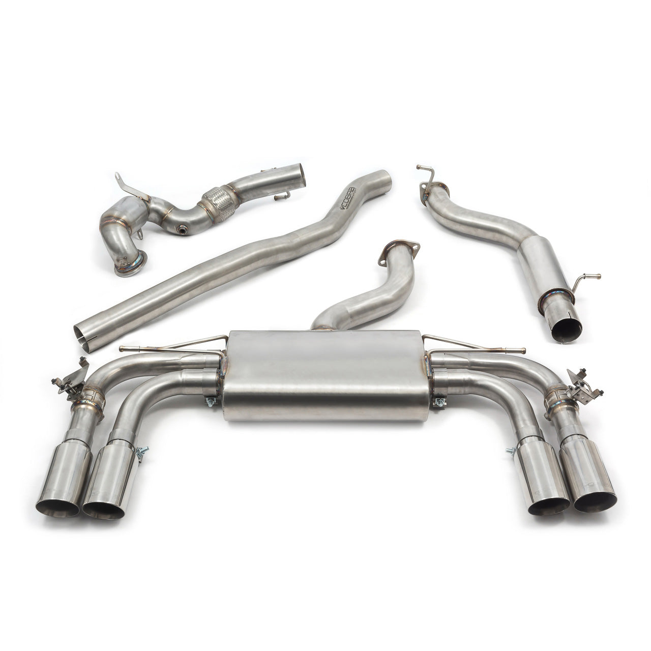Cobra Exhaust Audi S3 (8V) Saloon (Valved) (13-18) Turbo Back Performance Exhaust | ML Performance UK Car Parts