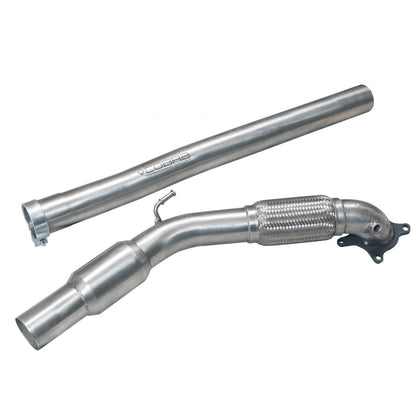 Cobra Exhaust Audi TT (Mk2) 1.8/2.0 TFSI (2WD) (2007-11) Front Downpipe Sports Cat / De-Cat Performance Exhaust | ML Performance UK Car Parts