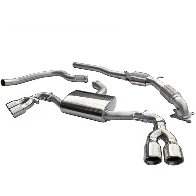 Cobra Exhaust Audi TT (Mk2) 1.8/2.0 TFSI (2WD) (2007-11) Turbo Back Performance Exhaust | ML Performance UK Car Parts