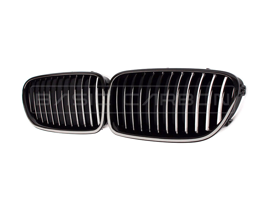 Basic Carbon BMW F10 Carbon Fibre Kidney Grille (Inc. 550i, M550dx & M5) - ML Performance UK