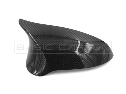 Basic Carbon BMW F80 M3 RHD Stick-On Style Mirror Covers - ML Performance UK