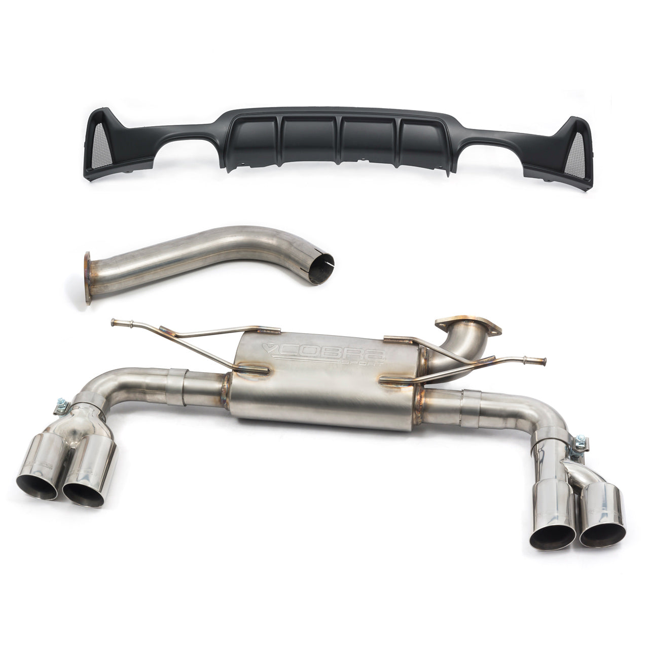 Cobra Exhaust BMW 420i (F32/F33/F36) (13-20) Quad Exit M4 Style Performance Exhaust Conversion | ML Performance UK Car Parts
