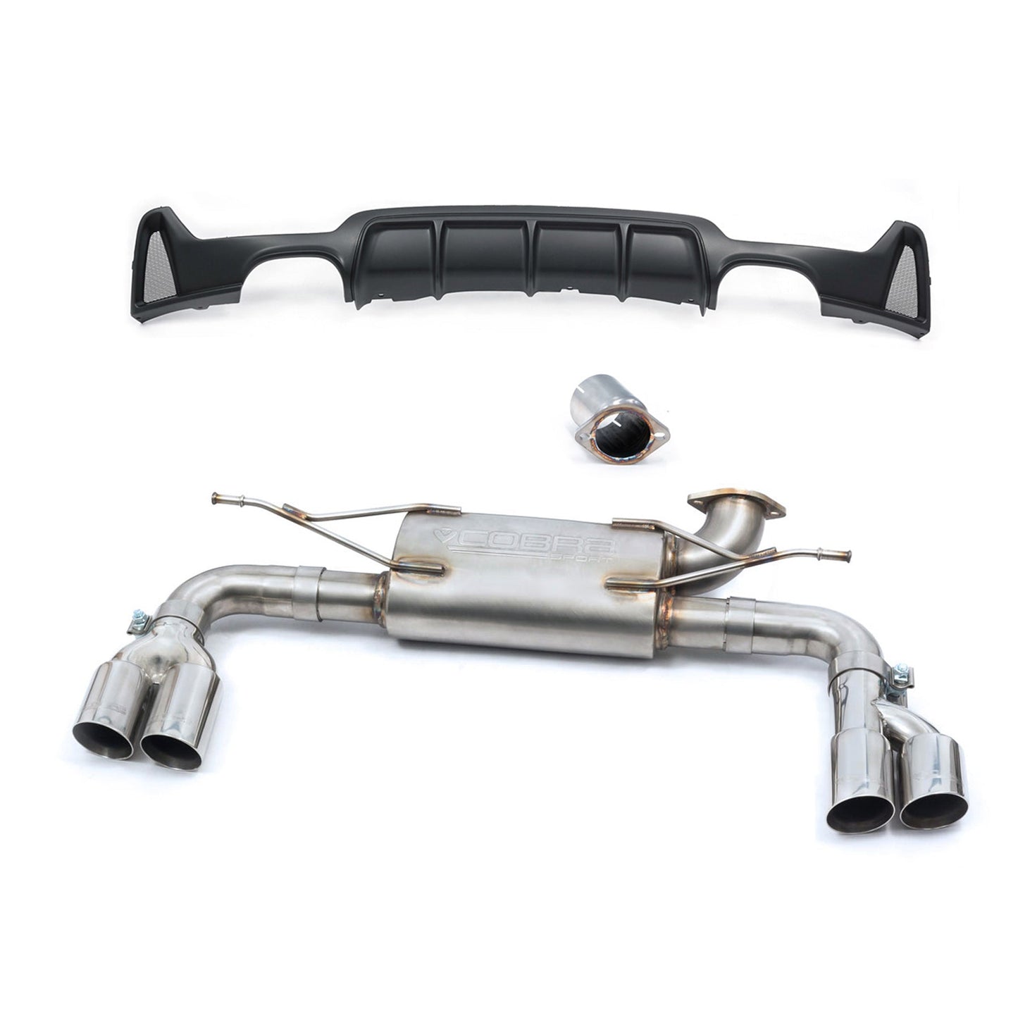 Cobra Exhaust BMW 420i (F32/F33/F36) (13-20) Quad Exit M4 Style Performance Exhaust Conversion